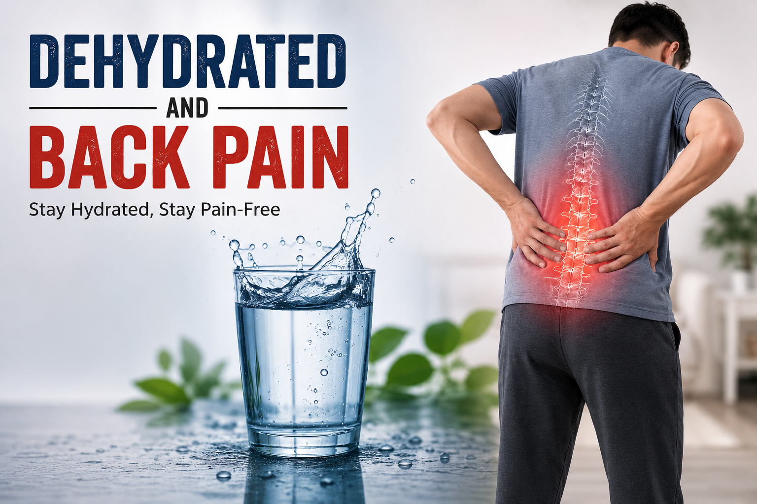 Dehydrated and Back Pain