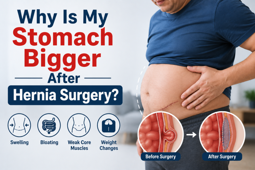 Why Is My Stomach Bigger After Hernia Surgery