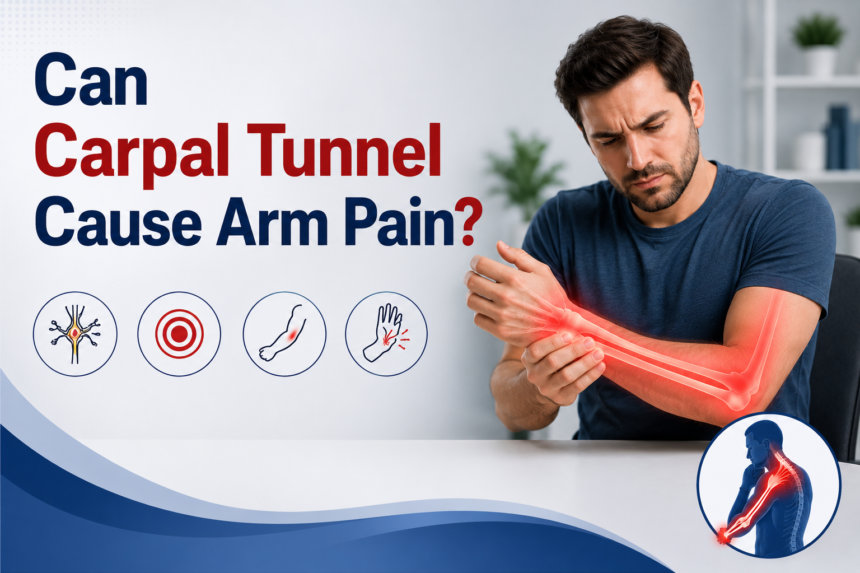 can carpal tunnel cause arm pain