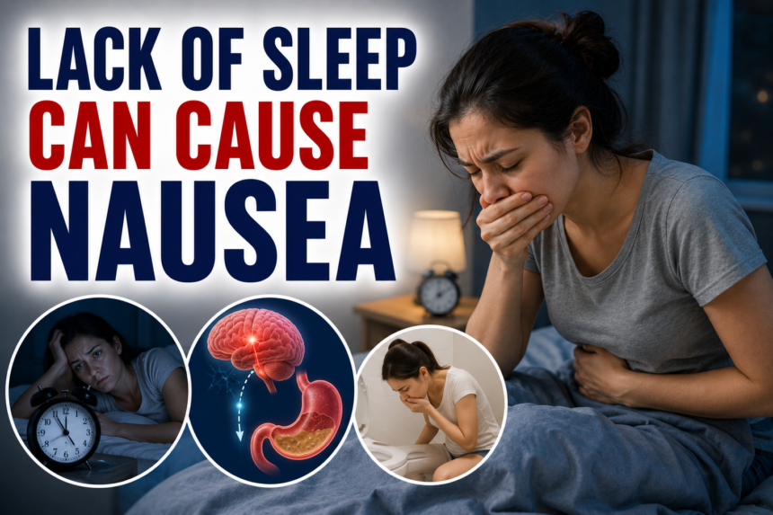 lack of sleep can cause nausea