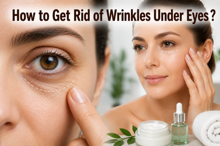 How to Get Rid of Wrinkles Under Eyes?