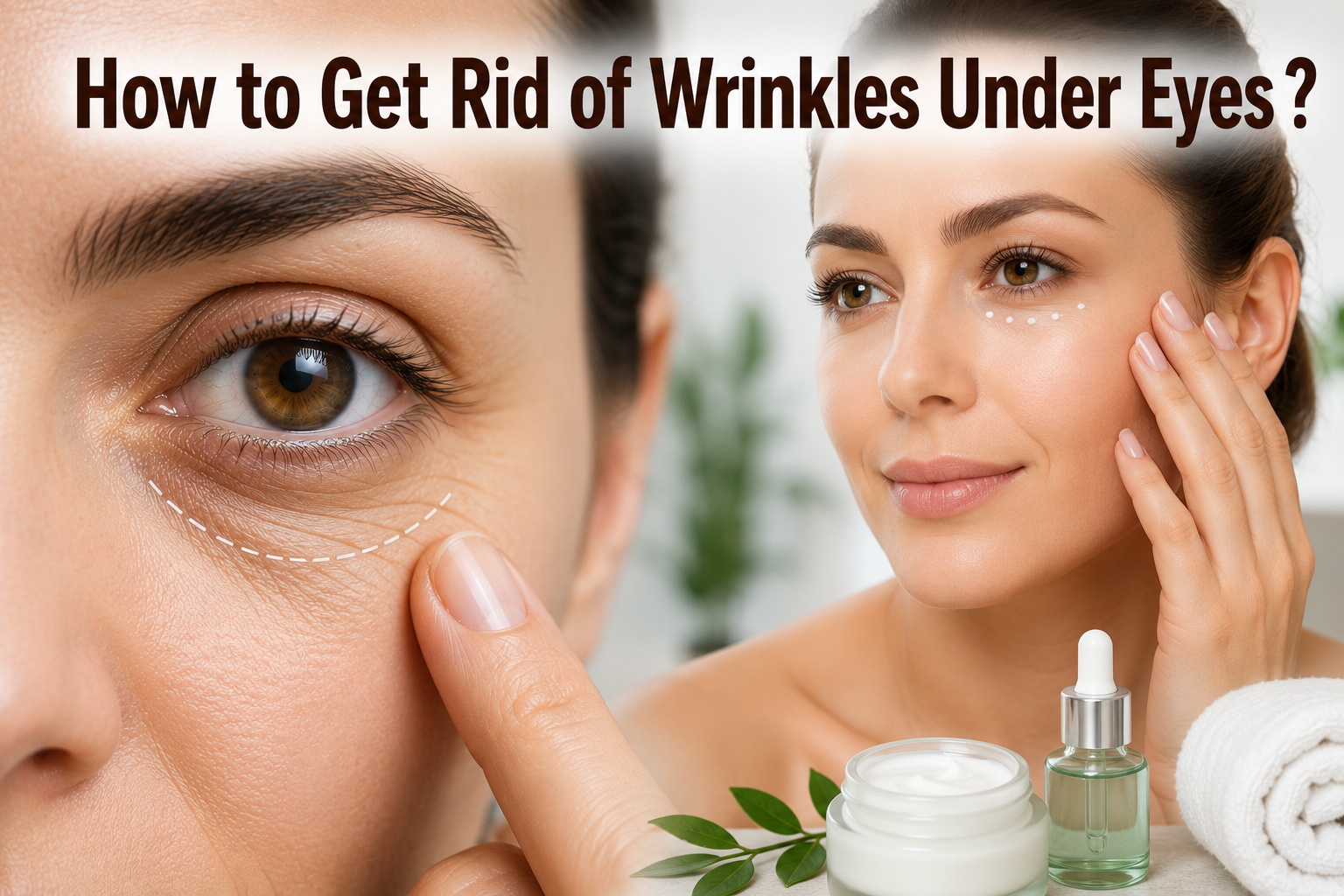 How to Get Rid of Wrinkles Under Eyes?