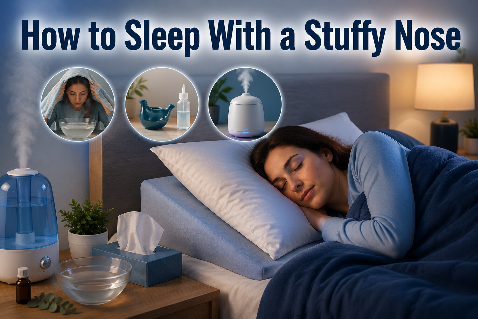 How to Sleep With a Stuffy Nose