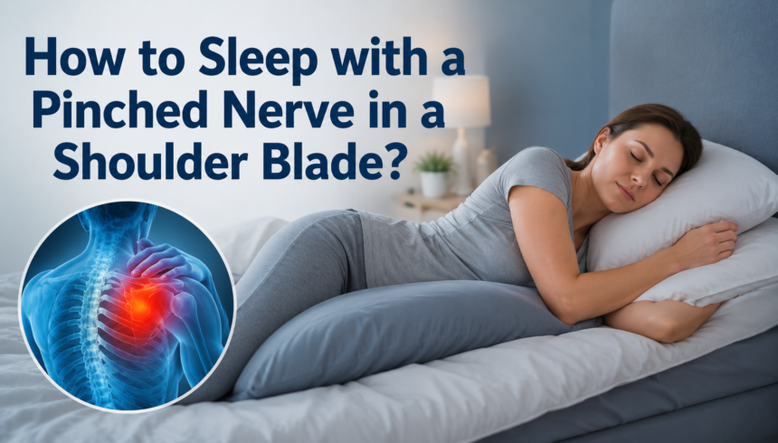 How to Sleep with a Pinched Nerve in a Shoulder Blade?