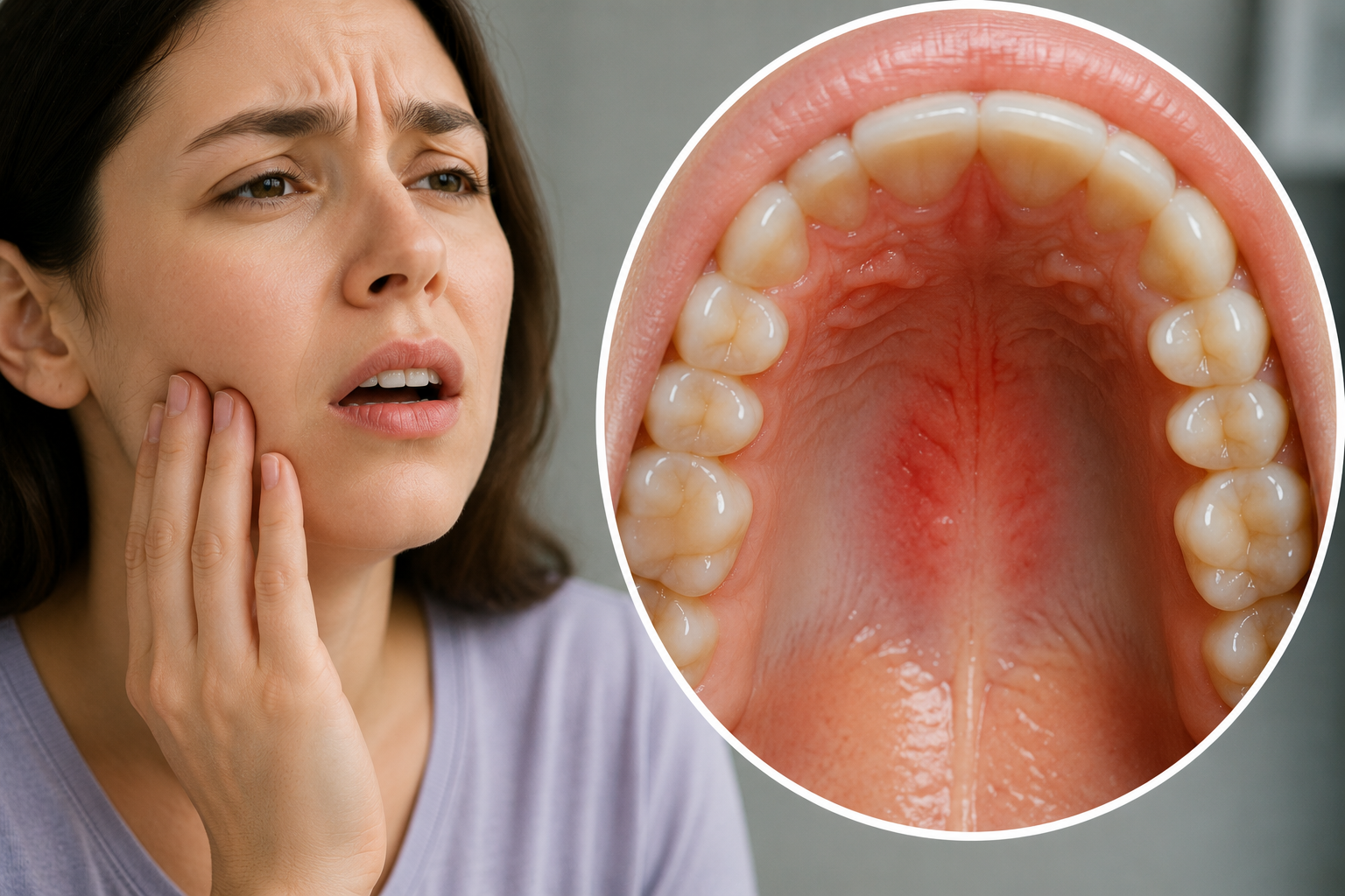 Why Does the Roof of My Mouth Hurt
