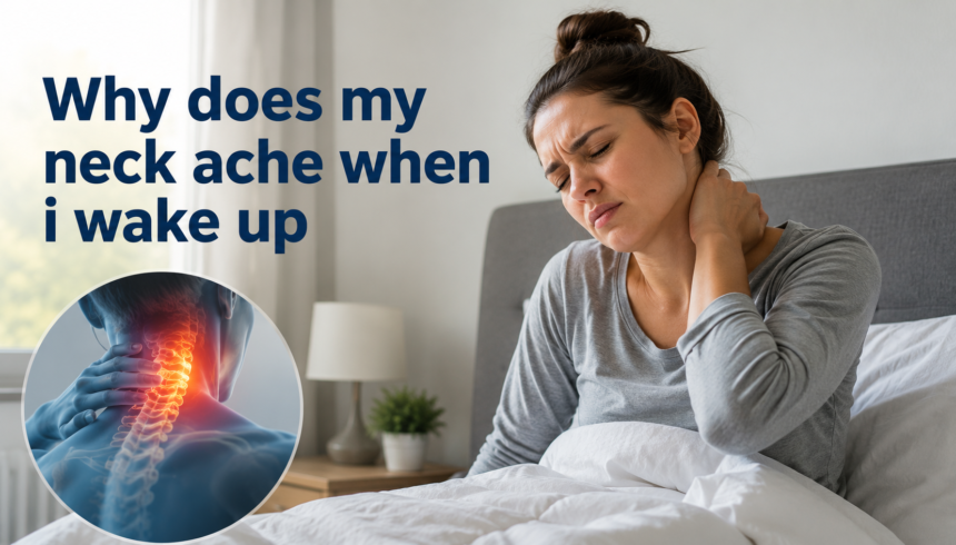 Why does my neck ache when i wake up