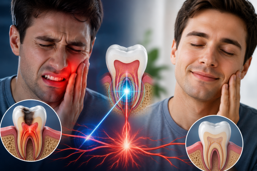 kill tooth pain nerve in 3 seconds permanently