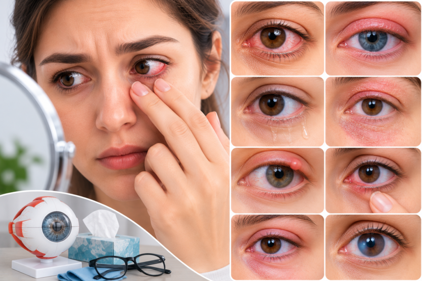 what is commonly misdiagnosed as pink eye