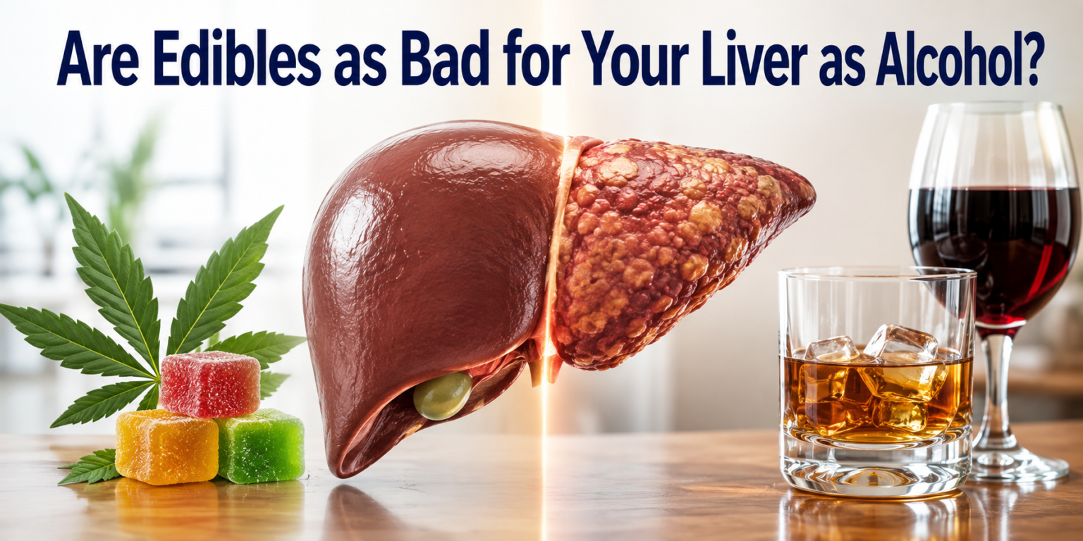 Are Edibles as Bad for Your Liver as Alcohol?
