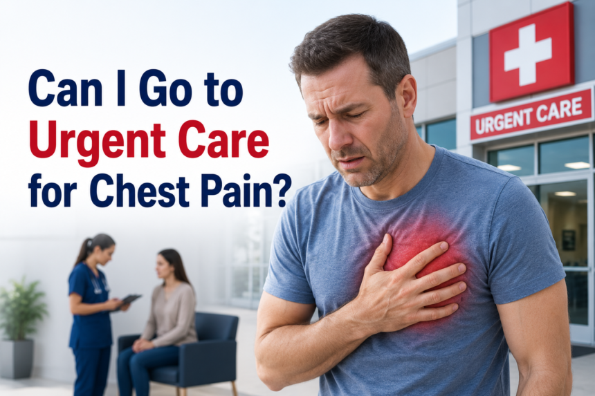 Can I Go to Urgent Care for Chest Pain?