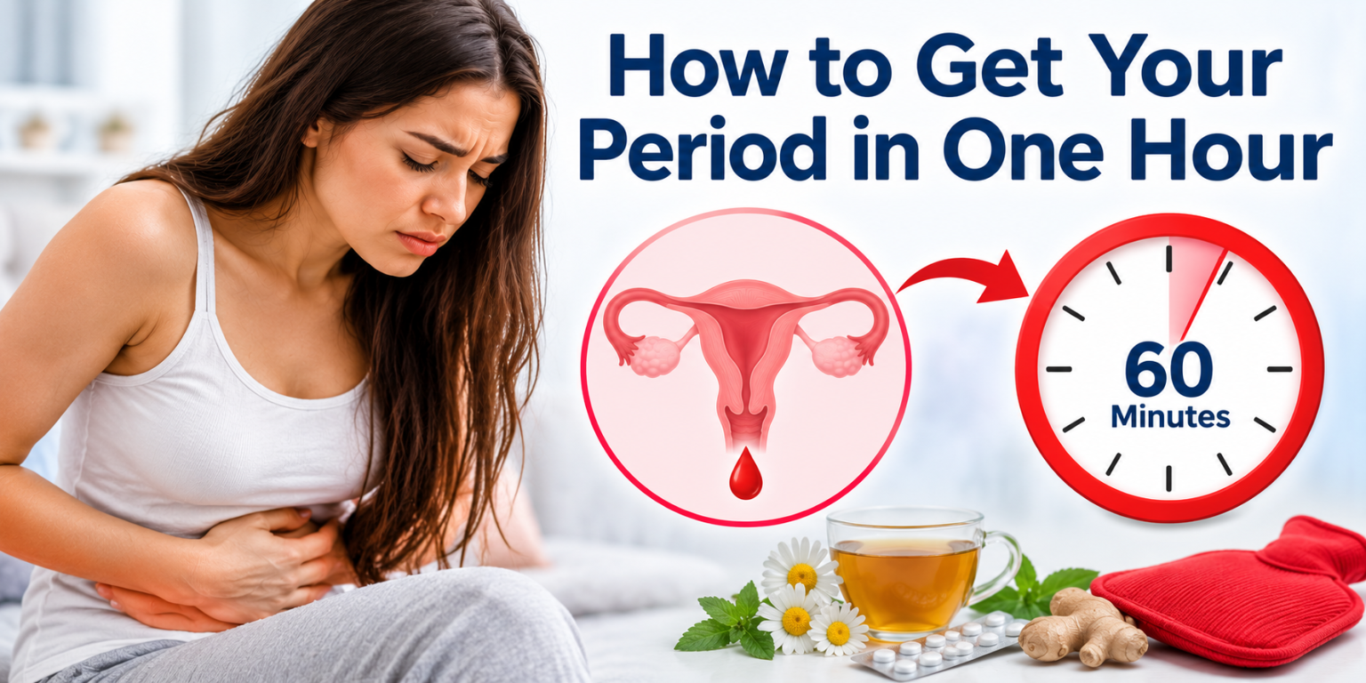 How to Get Your Period in One Hour
