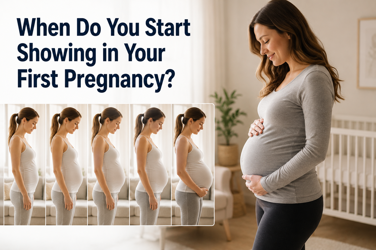 When Do You Start Showing in Your First Pregnancy?